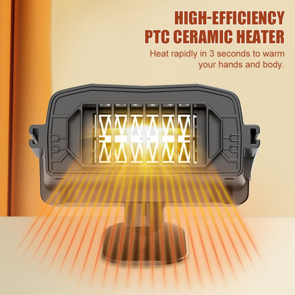 Car 12V Heater Defrost Snow Defogger, Color: Yellow Heater