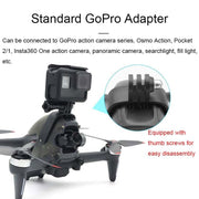 For DJI FPV Top Expansion Adapter Bracket Sports Camera Bracket
