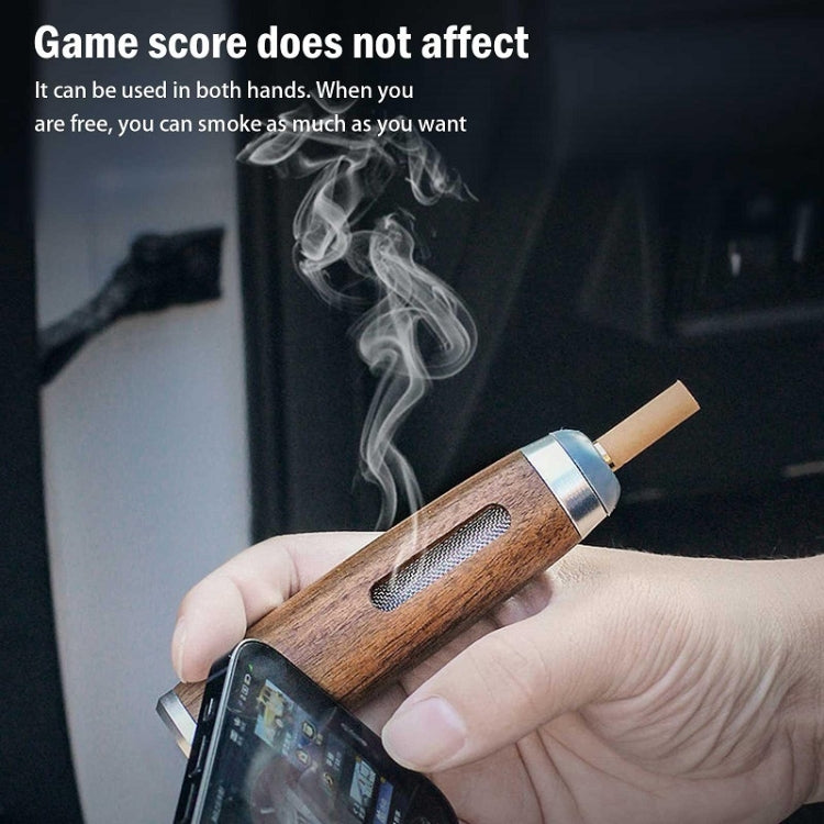Car Smoking Multifunctional Anti-Flying Ashtray(Beechwood Silver)