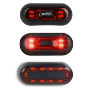 Motorbike Helmet Warning Light USB Rechargeable Water-resistant Tail Light, Specification: 4 Beads