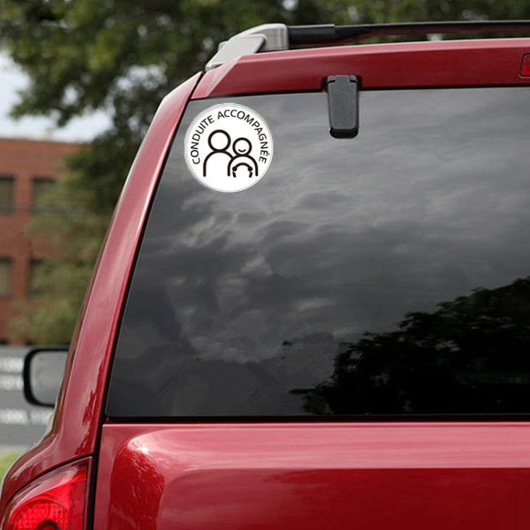 20pcs Dual People Water-resistant And Sun Protection Magnetic Car Sticker(15cm)