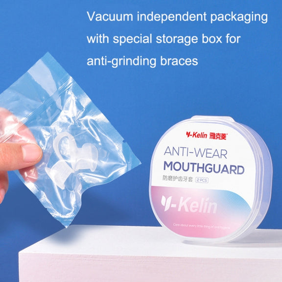 Y-Kelin Orthodontic Appliance Silicone Simulation Braces Anti-Molar Braces For Night(Transparent)