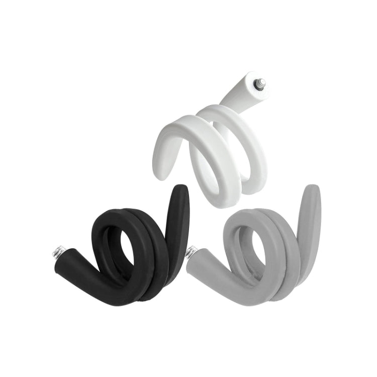 Flexible Twist Mount for Most Cameras with 1/4 Turnbuckles(White)