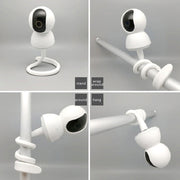 Flexible Twist Mount for Most Cameras with 1/4 Turnbuckles(White)