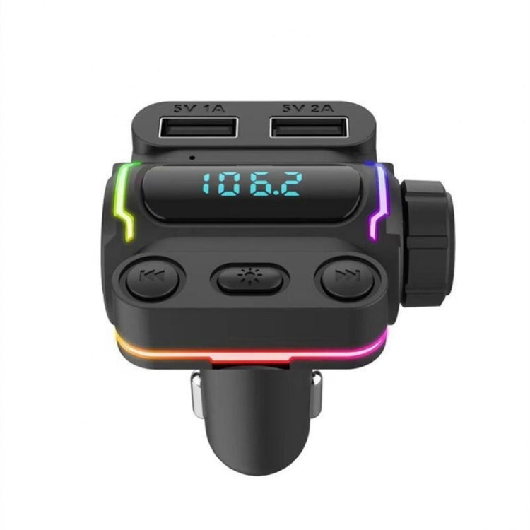 P7 PD20W QC3.0 Dual Fast Charging Car MP3 Player FM Transmitter(Color Box)
