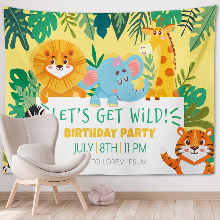 Happy Birthday Photo Backdrop Party Decoration Tapestry, Size: 200x150cm(GT56-7)