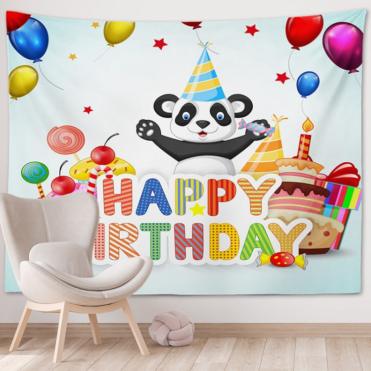 Happy Birthday Photo Backdrop Party Decoration Tapestry, Size: 230x150cm(GT56-6)