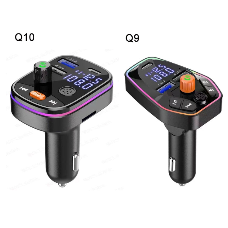 Q9 Car Bluetooth MP3 With TYPE-C Port PD Charging FM Transmitter