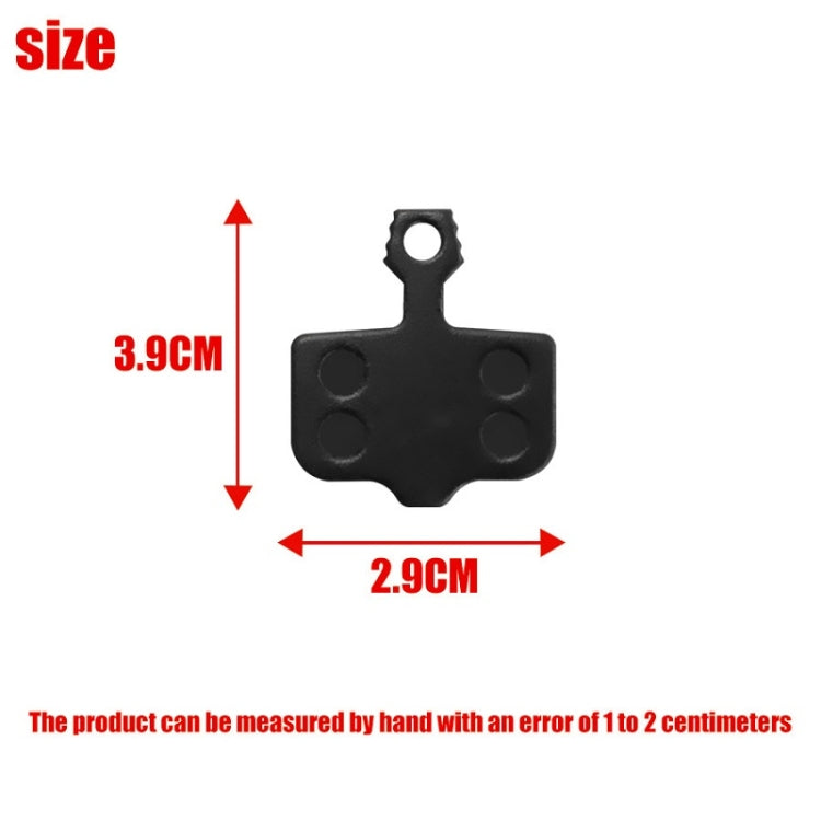 Mountain Bike Resin Semi-Metal Brake Pads(Black)