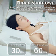 Soundproof Painless Bone Conduction Sleep Speaker Portable White Noise Sleeping Aid(Black)