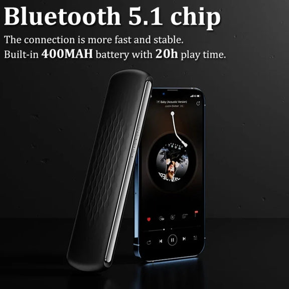 Soundproof Painless Bone Conduction Sleep Speaker Portable White Noise Sleeping Aid(Black)
