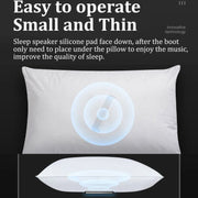 Soundproof Painless Bone Conduction Sleep Speaker Portable White Noise Sleeping Aid(White)