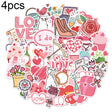 4sets Valentine Day Gifts Decorative Stickers Cartoon Waterproof Water Cup Sticker, Spec: N14 - Handbook Decorative Stickers by PMC TechLife | Online Shopping South Africa | PMC TechLife | Buy Now Pay Later Mobicred