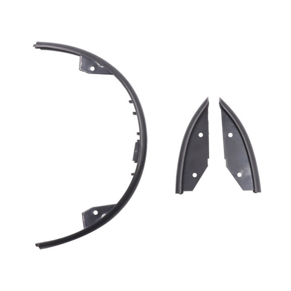 For Xiaomi Mijia M365 Side Protection Cover + Front Rear Bumper(Black)