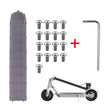 17pcs/set For Xiaomi Mijia M365 Pro Battery Compartment Base Plate Plum Screw(White) - Accessories & Parts by PMC TechLife | Online Shopping South Africa | PMC TechLife | Buy Now Pay Later Mobicred