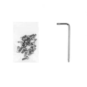 17pcs/set For Xiaomi Mijia M365 Pro Battery Compartment Base Plate Plum Screw(White)