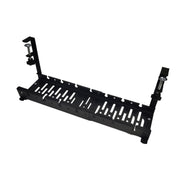 Stretchable Under Desk Cable Management Tray Carbon Steel Cable Organizer Cable Storage Rack(White)