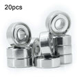 605zz 20pcs Miniature Bearings Silent Deep Groove Ball Bearings - Bearing by PMC TechLife | Online Shopping South Africa | PMC TechLife