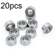 MR63ZZ Bearing 3x6x2.5mm  20pcs Miniature Ball Bearings - Bearing by PMC TechLife | Online Shopping South Africa | PMC TechLife