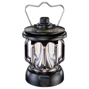 LH-B46 LED Retro Tent Light Convenient USB Charging Camping Light(Black)
