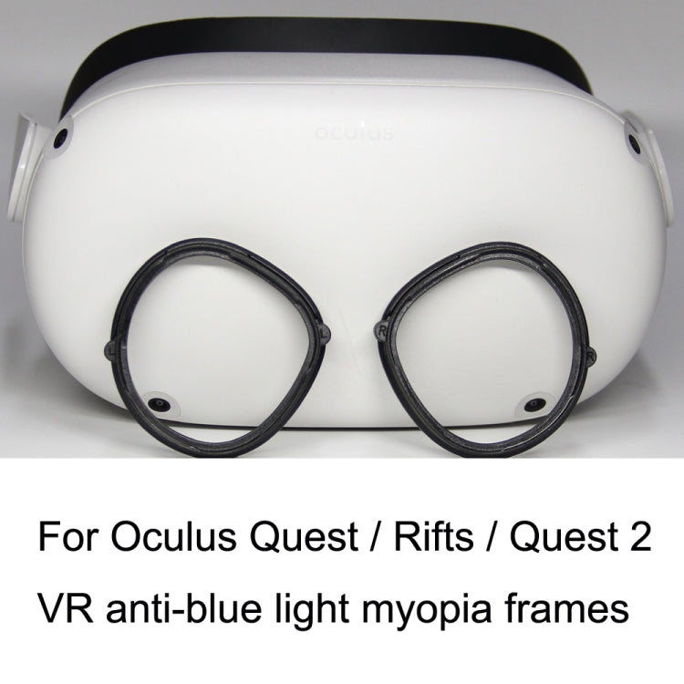 For Oculus Quest / Rifts / Quest 2 1pair VR All-in-one Glasses Frame Magnetic Suction Frame Can Match Myopic Lenses(Red)