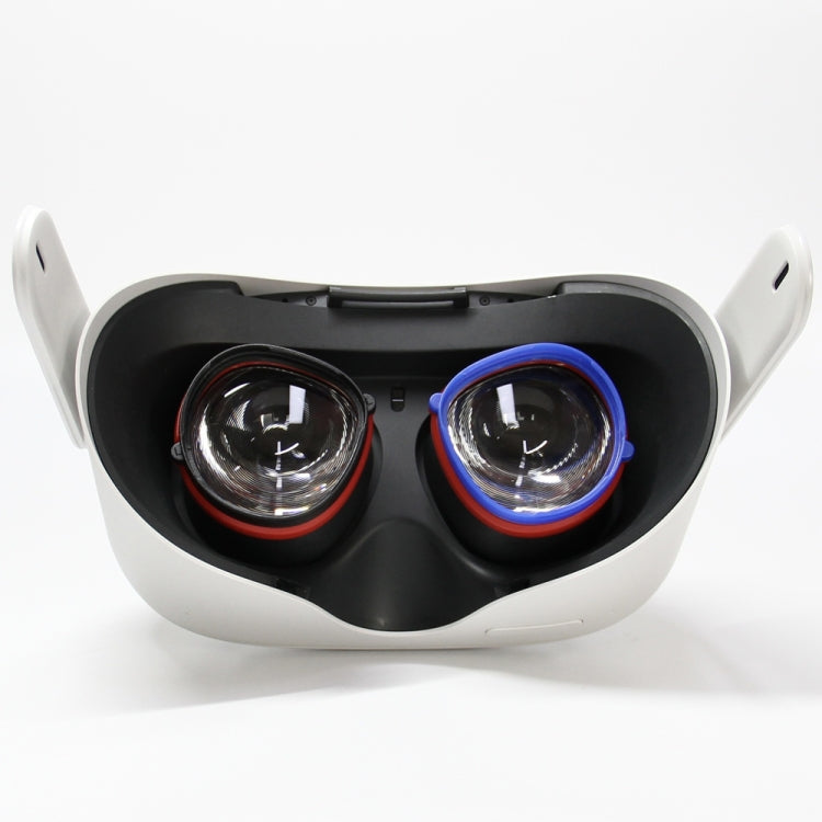 For Oculus Quest / Rifts / Quest 2 1pair VR All-in-one Glasses Frame Magnetic Suction Frame Can Match Myopic Lenses(Red)