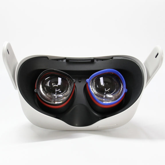 For Oculus Quest / Rifts / Quest 2 1pair VR All-in-one Glasses Frame Magnetic Suction Frame Can Match Myopic Lenses(Red)