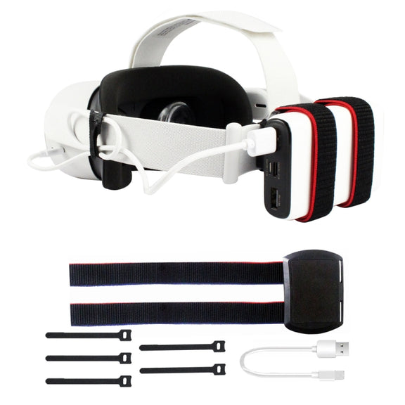 For Oculus Quest / Quest 2 VR All-in -one Charging Belt Accessories(Black)