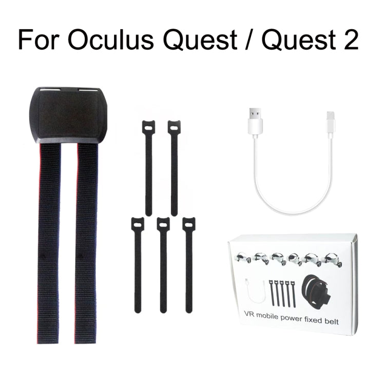 For Oculus Quest / Quest 2 VR All-in -one Charging Belt Accessories(Black)