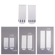 10pcs Picture Hanging Strips Hook and Loop Tape Picture Hanger 4.5x1.7cm