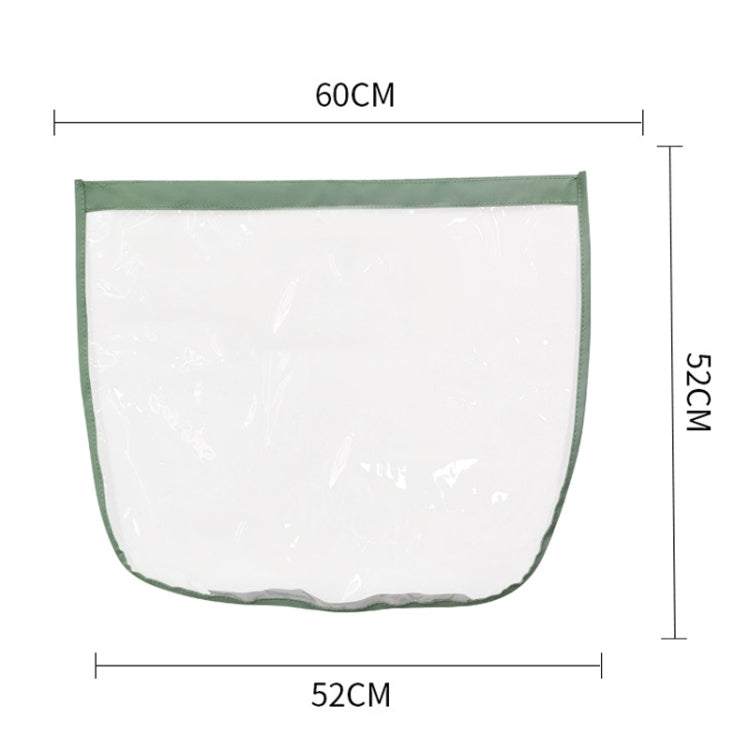 Electric Vehicle Charging Port Magnetic Transparent Rain Cover(White)