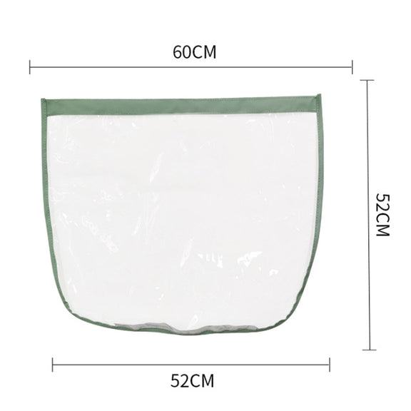 Electric Vehicle Charging Port Magnetic Transparent Rain Cover(White)