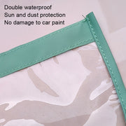 Electric Vehicle Charging Port Magnetic Transparent Rain Cover(White)