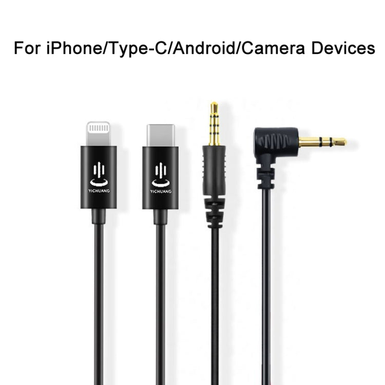 3.5mm To Type -C  For Rode Microphone YICHUANG Adapter Audio Cable