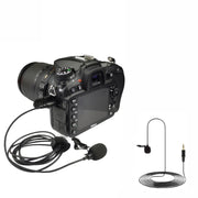 For Rode Wireless Camera Lavalier Microphone, Length 1.5m(Black)