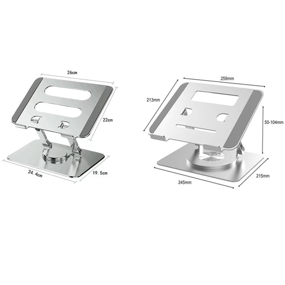 Multifunctional Desktop Foldable Rotating Laptop Cooling Bracket, Spec: SP-086 (Silver)