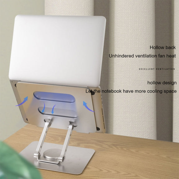 Multifunctional Desktop Foldable Rotating Laptop Cooling Bracket, Spec: SP-086 (Gray)