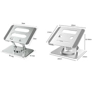 Multifunctional Desktop Foldable Rotating Laptop Cooling Bracket, Spec: SP-086 (Gray)