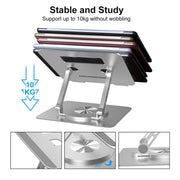 Multifunctional Desktop Foldable Rotating Laptop Cooling Bracket, Spec: SP-88 (Silver)
