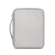 Baona BN-Q015 Leather Water-resistant Shock Absorbing Handheld Tablet Bag, Size: 10.9 inches(Gray)