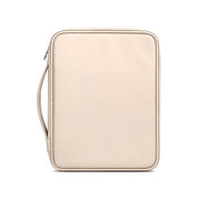 Baona BN-Q015 Leather Water-resistant Shock Absorbing Handheld Tablet Bag, Size: 12.9 inches(Apricot)