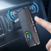 GR03 Car Bluetooth 5.1 Audio Receiver Wireless Adapter Converter(Black)