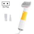 3 in 1 600W Pet Electric High Wind Hair Removal Blowing Combs, Specification: EU Plug 220V(Yellow) - Brushes & Combs by PMC TechLife | Online Shopping South Africa | PMC TechLife | Buy Now Pay Later Mobicred