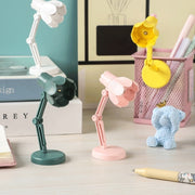 Flower Shape LED Mini Magnetic Table Lamp Foldable Bedside Night Light(09A White)