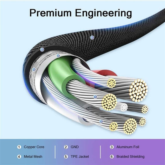 QGeeM MF01 USB-A To 8 Pin Phone Tablet Fast Charging Data Cable, Length: 1m