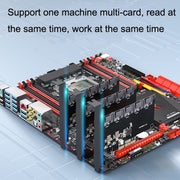 PCIE X1 To 10 Ports SATA3.0 Rotary Card Computer Desktop Solid State Hard Disk