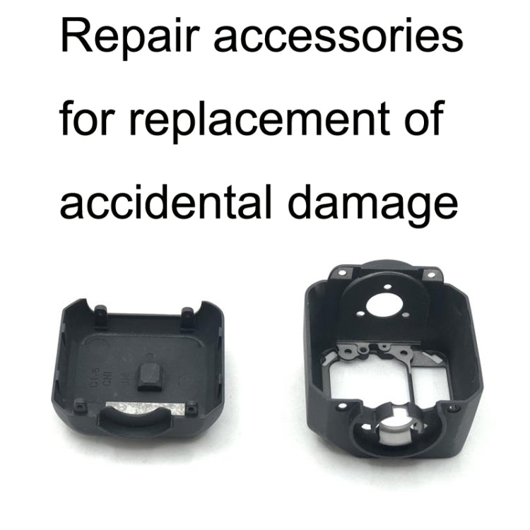 For DJI Mavic 3 Head Camera Frame Back Covering + Lens Frame(Black)