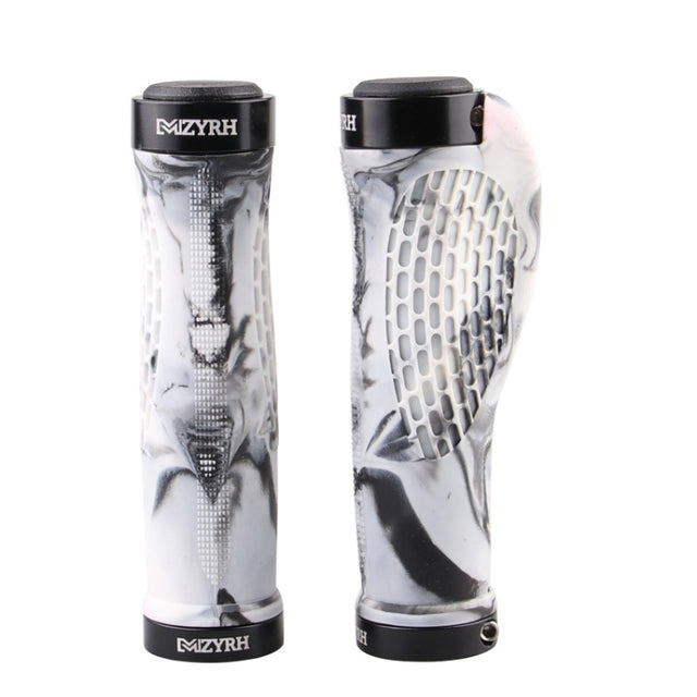 MZYRH 1pair Mountain Bike Bicycle Handlebar Grips Protective Covers(Black and White)