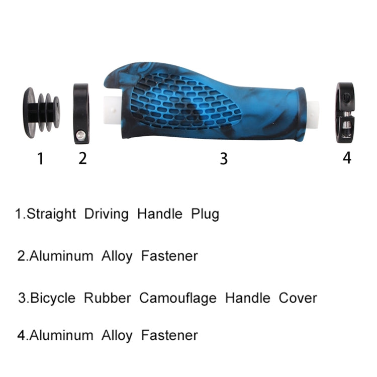 MZYRH 1pair Mountain Bike Bicycle Handlebar Grips Protective Covers(Black and White)