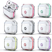 For AirPods 3 RJT-AP-03 Transparent Anti-fall Bluetooth Earphone Protective Sleeve(Black)